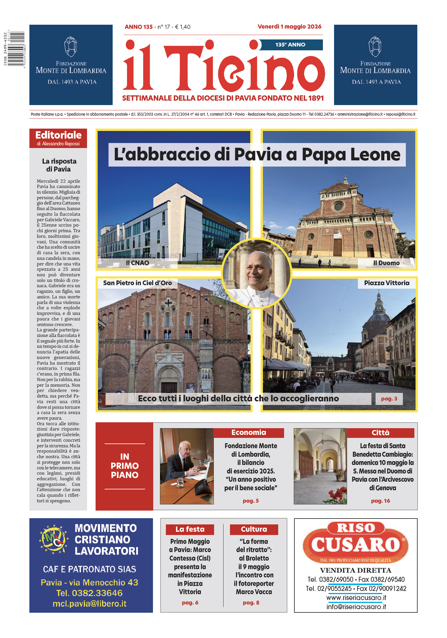 Copertina rivista