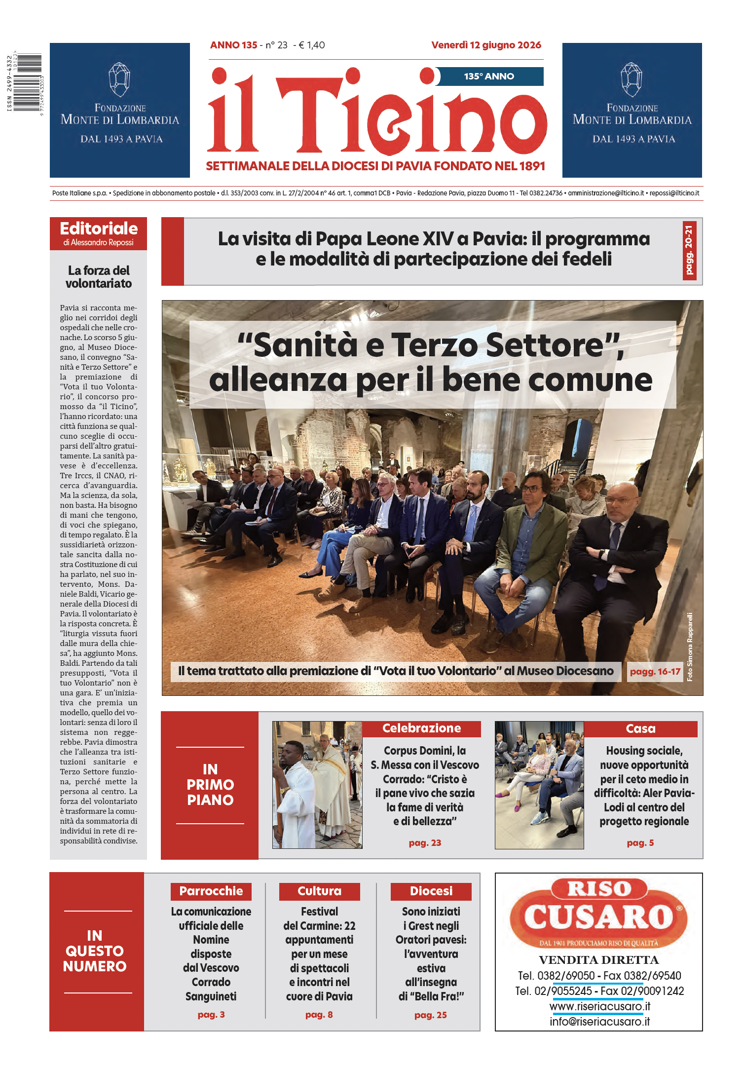 “il Ticino” n. 23